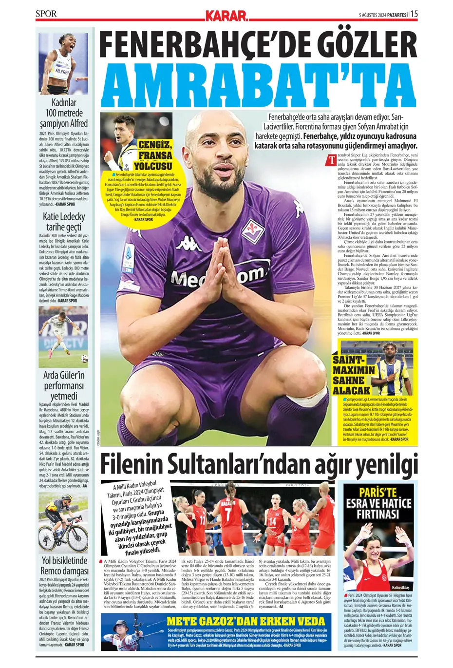 "Galatasaray'da sıradaki transfer Szmodics" | Sporun manşetleri - 23 "Galatasaray'da sıradaki transfer Szmodics" | Sporun manşetleri - 23