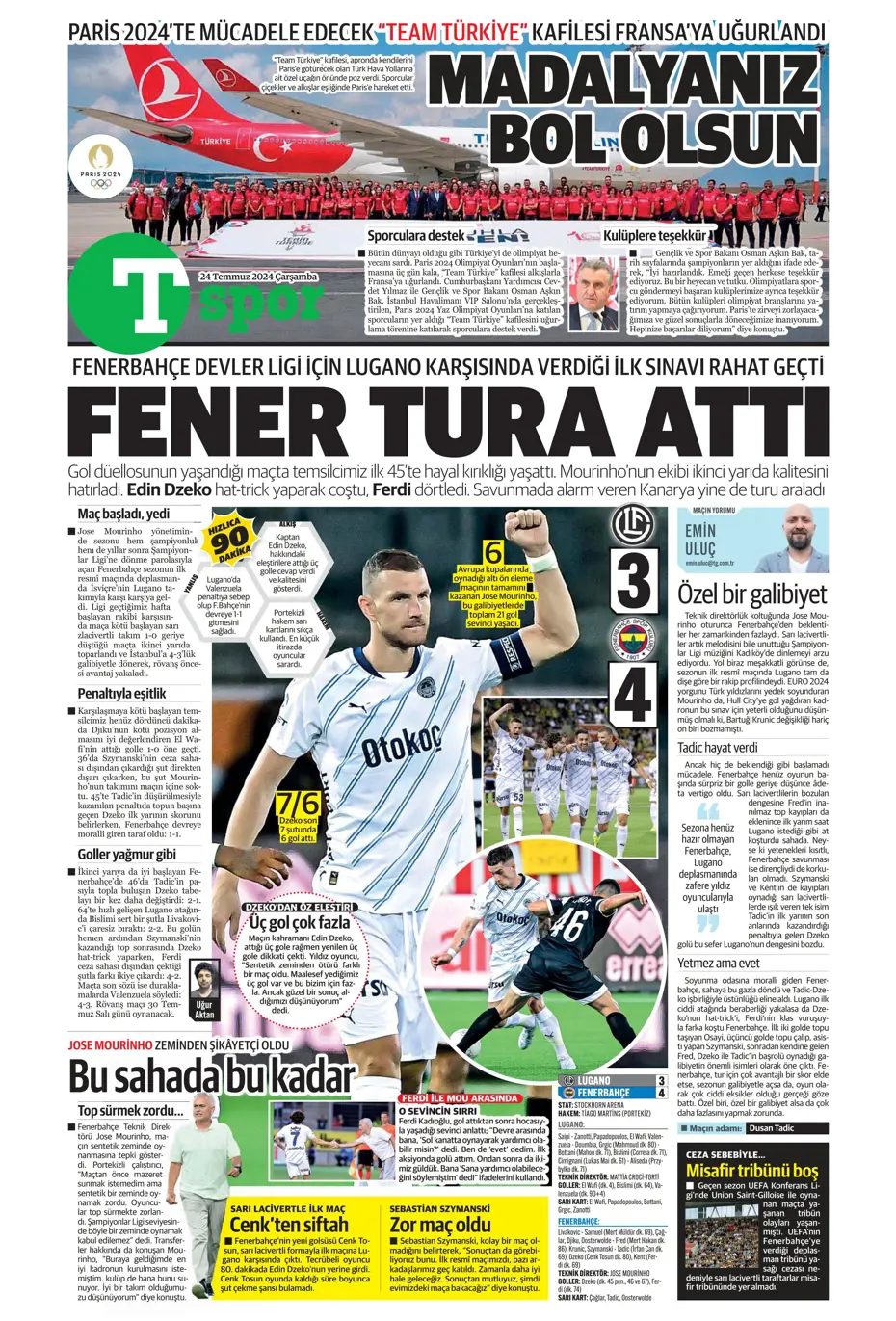 "Bu Fener'e dikkat edin" | Sporun manşetleri (24 Temmuz 2024) - 30 "Bu Fener'e dikkat edin" | Sporun manşetleri (24 Temmuz 2024) - 30