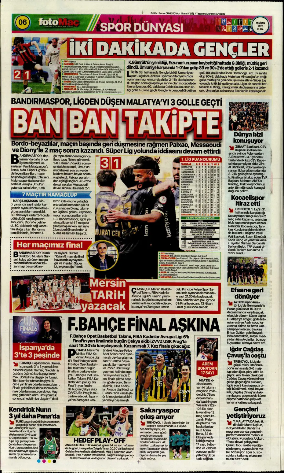 "Real Madrid'den Mourinho hamlesi" | Sporun manşetleri - 14