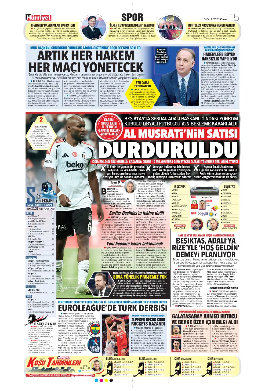 "Fatih Terim, Galatasaray'ın yıldızını istiyor" | Sporun manşetleri - 12