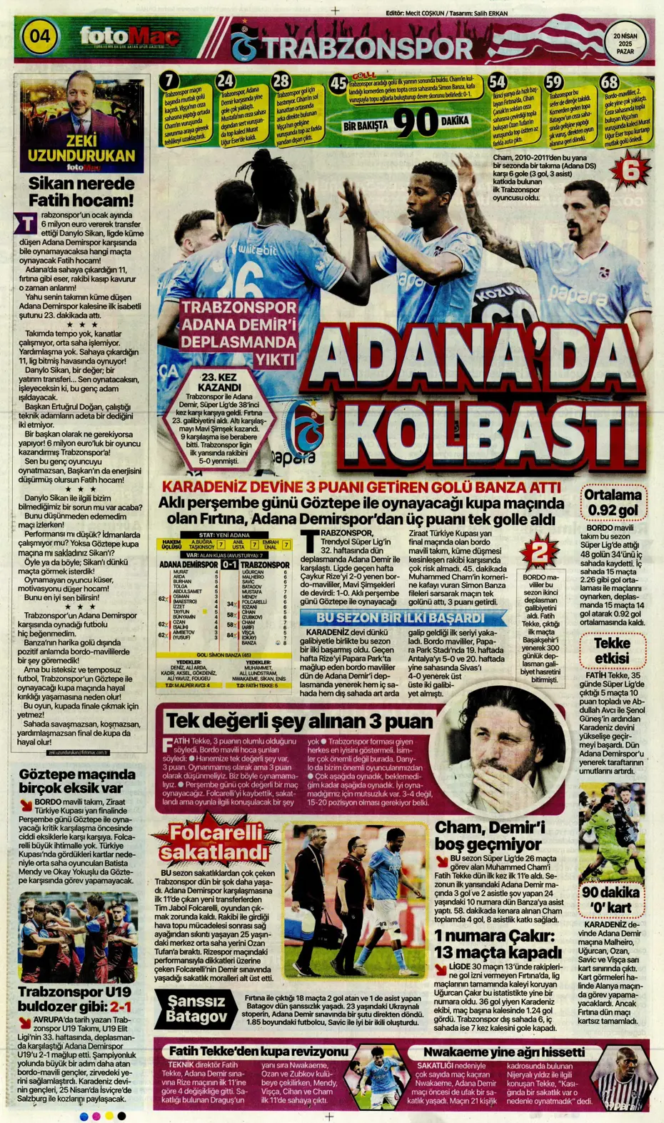 "Oğuz Aydın için geldiler" | Sporun manşetleri - 13