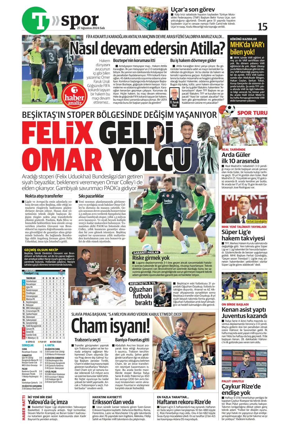 "Şok eden Ferdi Kadıoğlu gerçeği" | Sporun manşetleri - 37