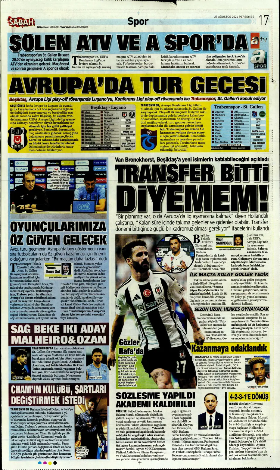 "Fenerbahçe'den Saint-Maximin kararı" | Sporun manşetleri - 26