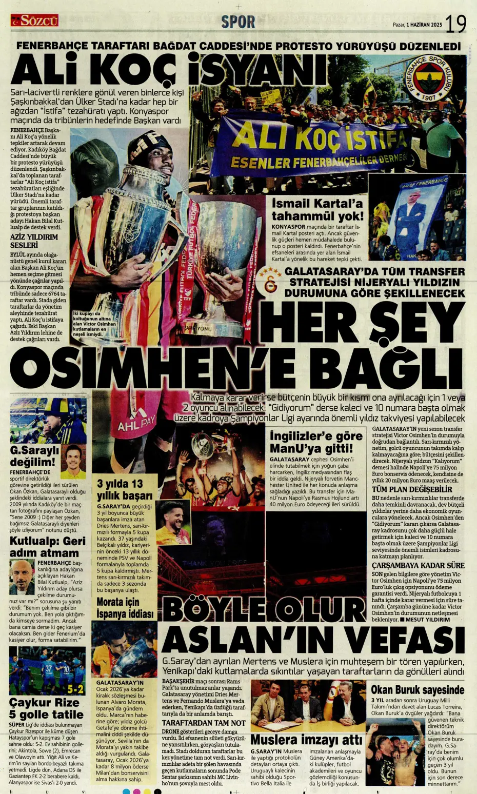 "Galatasaray'dan Lewandowski bombası" | Sporun manşetleri - 35