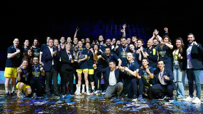Fenerbahçe Başkanı Ali Koç'un Euroleague mutluluğu