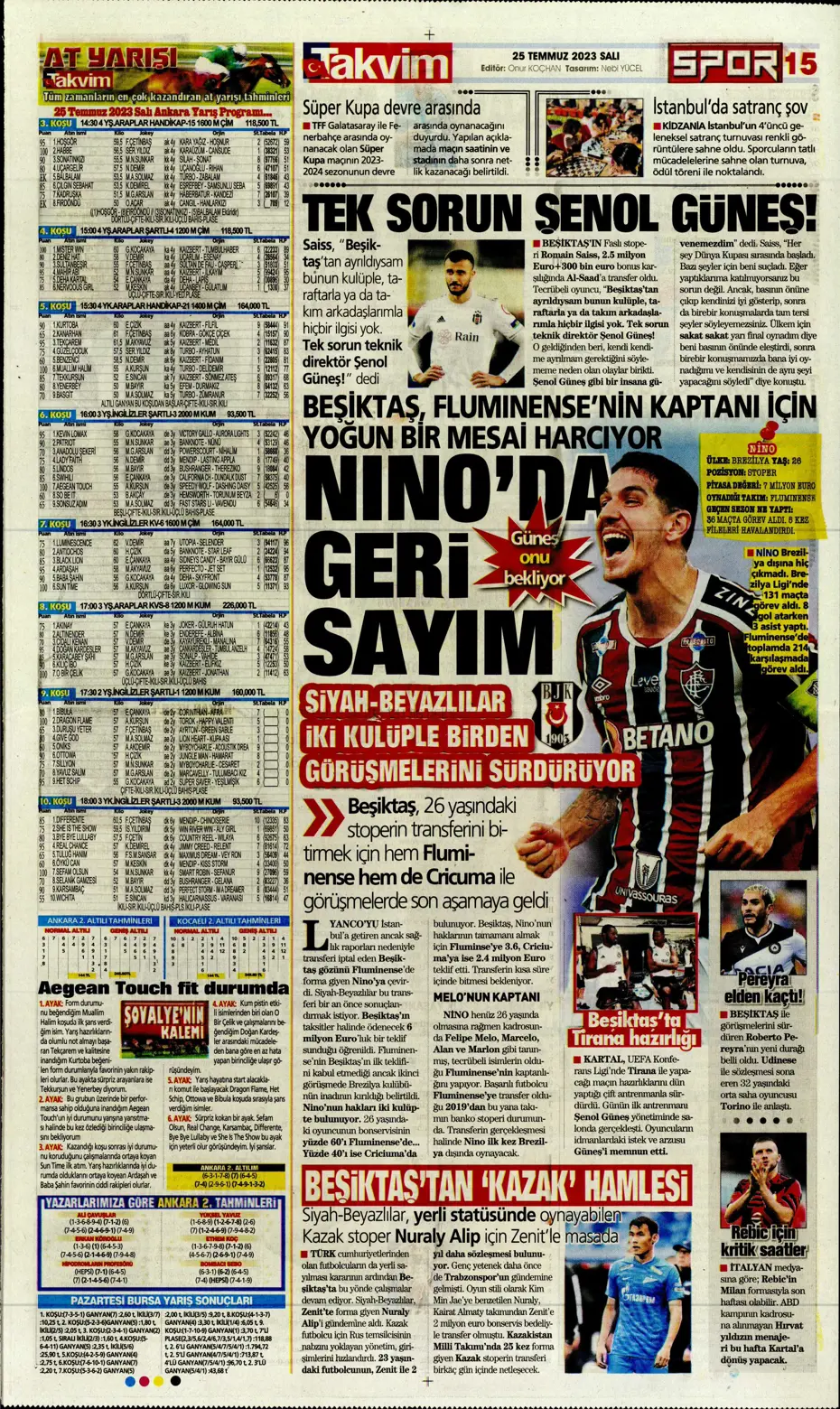 "Coutinho'da ikna turu" | Sporun Manşetleri - 31