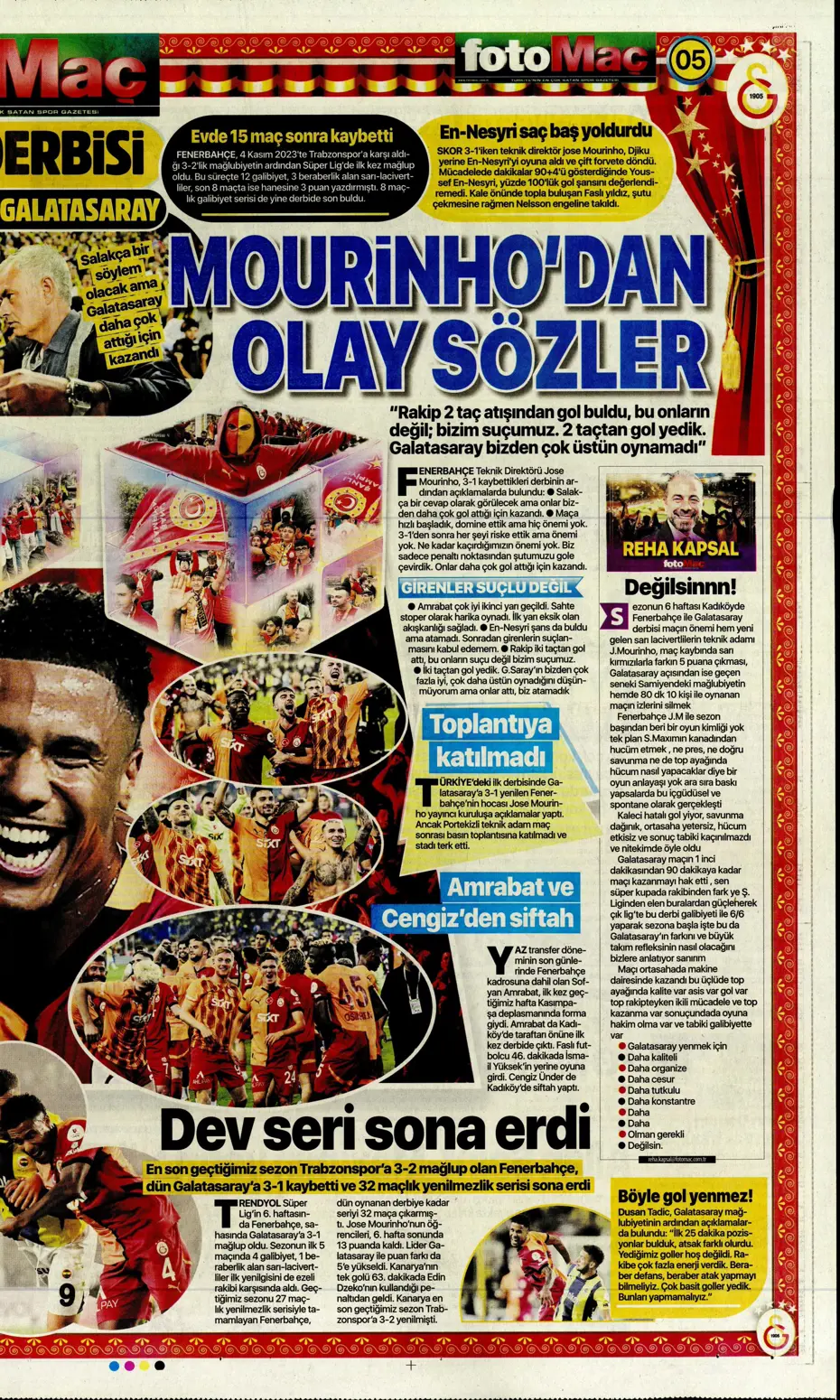 "Şampiyon Kadıköy'ü selamladı!" | Sporun manşetleri (22 Eylül 2024) - 18