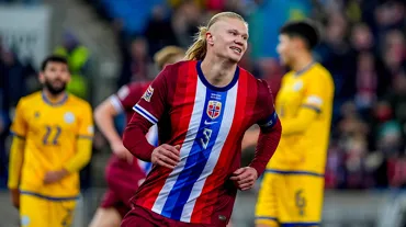 Haaland hat-trick yaptı: Norveç üst lige çıktı