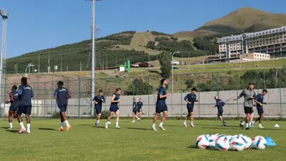 Alanyaspor'un ikinci etap kampı Topuk Yaylası'nda