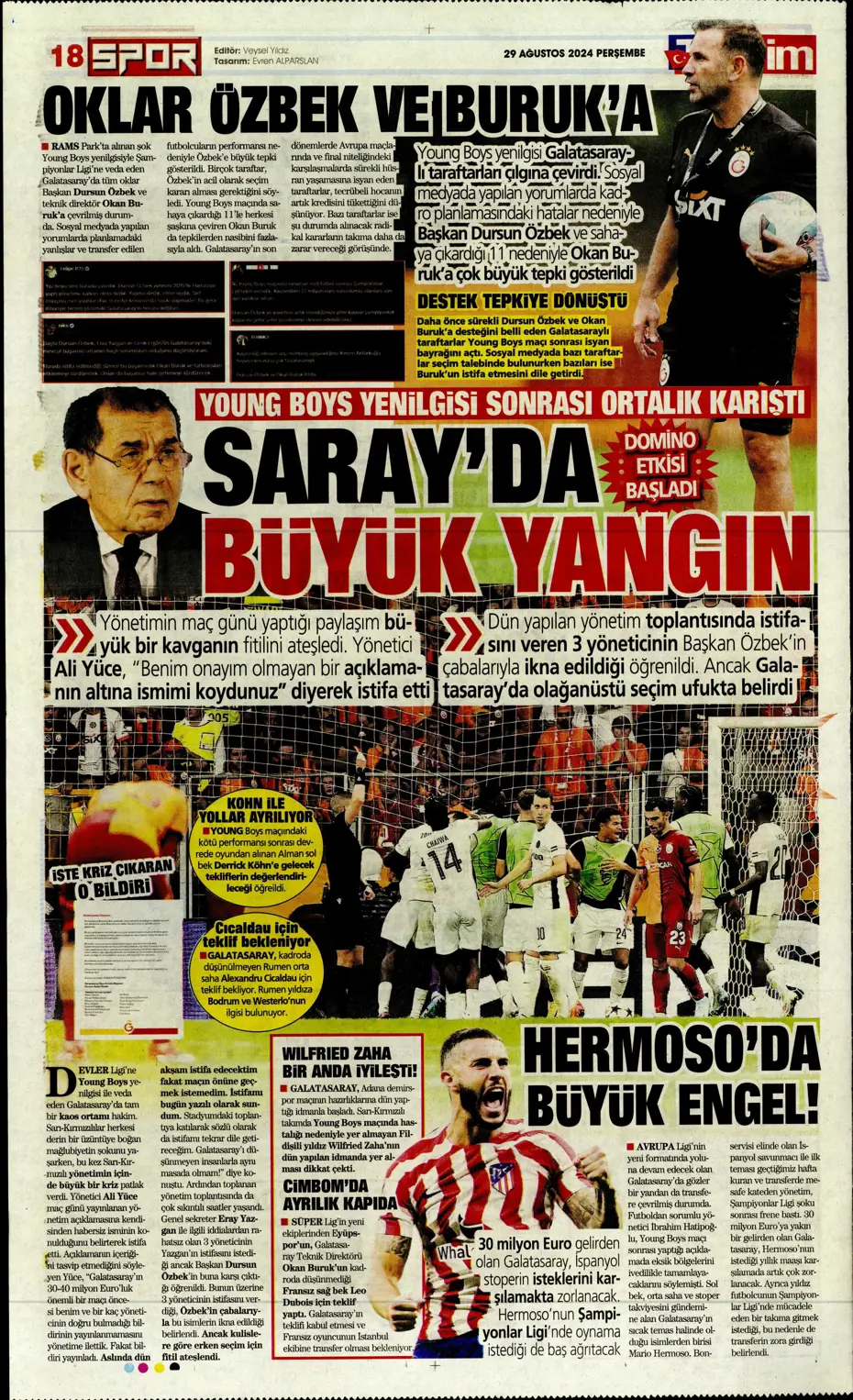 "Fenerbahçe'den Saint-Maximin kararı" | Sporun manşetleri - 31
