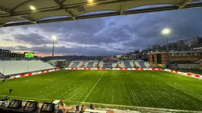 Eyüpspor-Beşiktaş maçı öncesi stat zemininde son durum