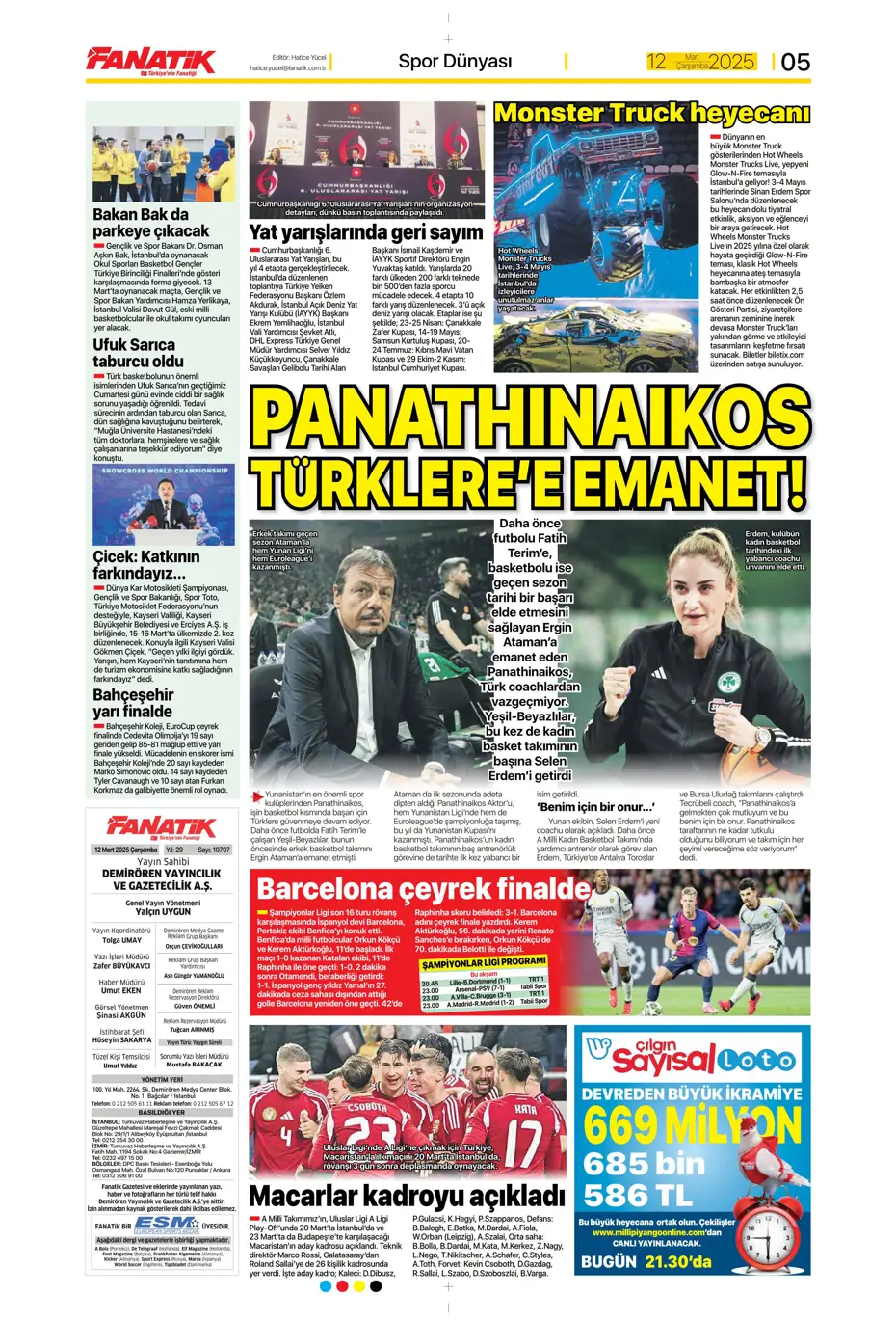 "Mourinho'nun Rangers stratejisi" | Sporun manşetleri - 6