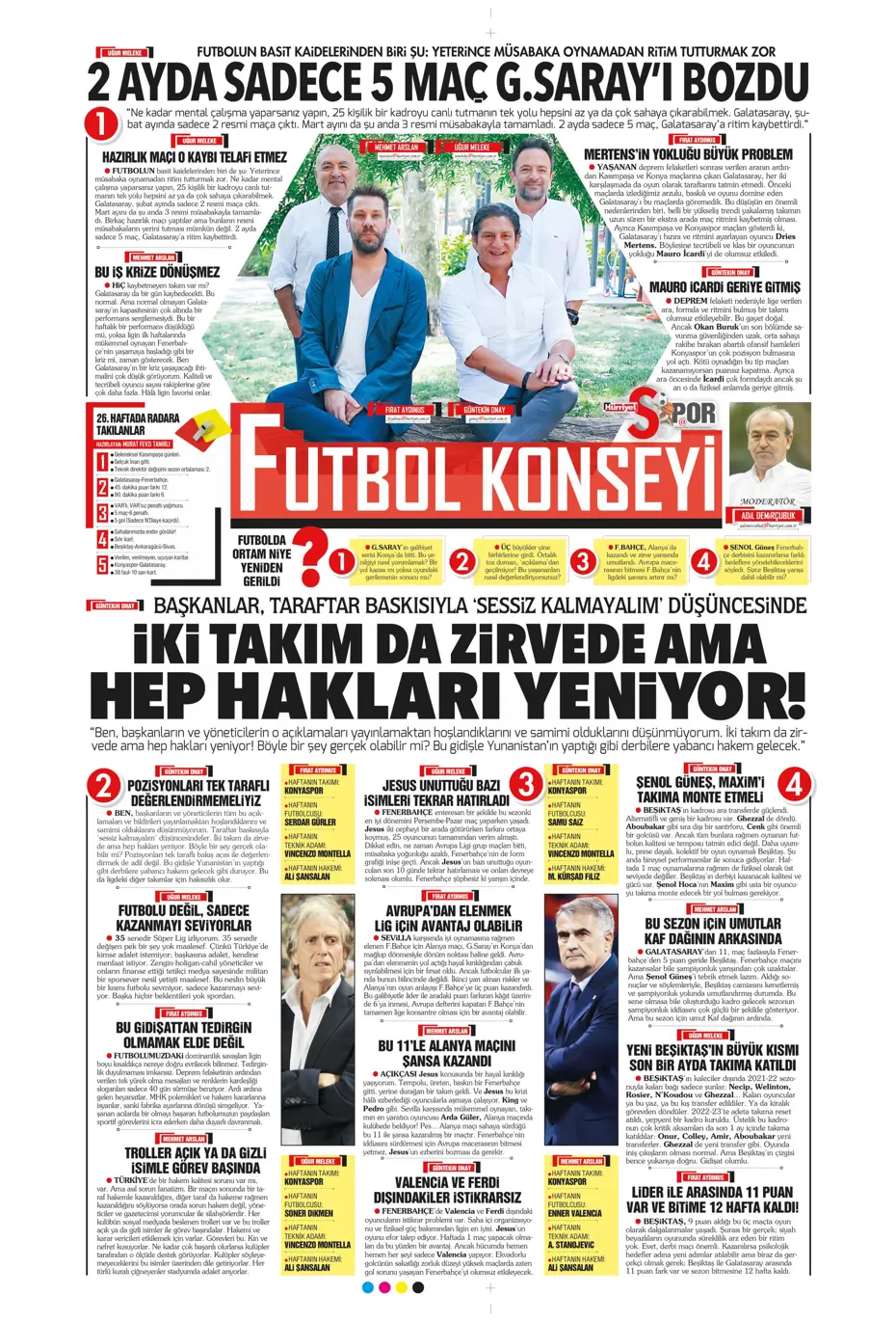 "Aslan'da transfer zirvesi" - Sporun manşetleri (21 Mart 2023) - 19