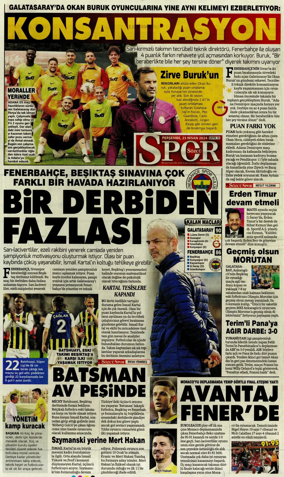 "Yeni sezona yeni Fenerbahçe" | Sporun manşetleri - 28