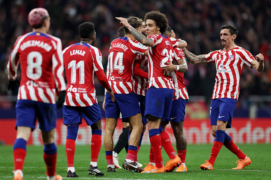 Simeone ve Griezmann'ın gecesinde Atletico farklı galip