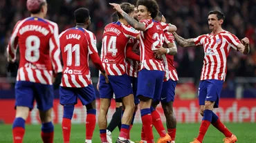 Simeone ve Griezmann'ın gecesinde Atletico farklı galip