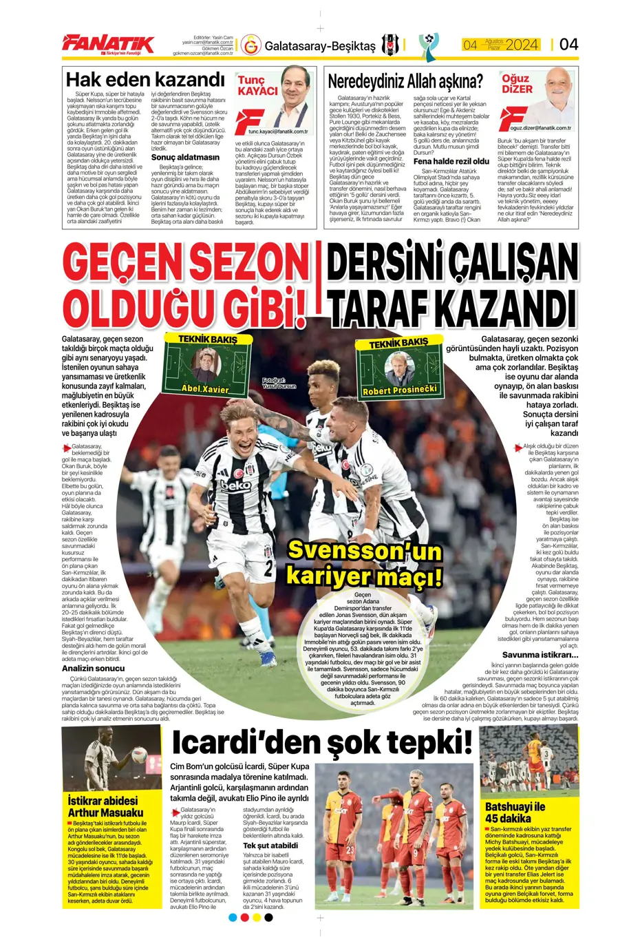 "Fenerbahçe'den nokta atışı transfer" | Sporun manşetleri - 12 "Fenerbahçe'den nokta atışı transfer" | Sporun manşetleri - 12