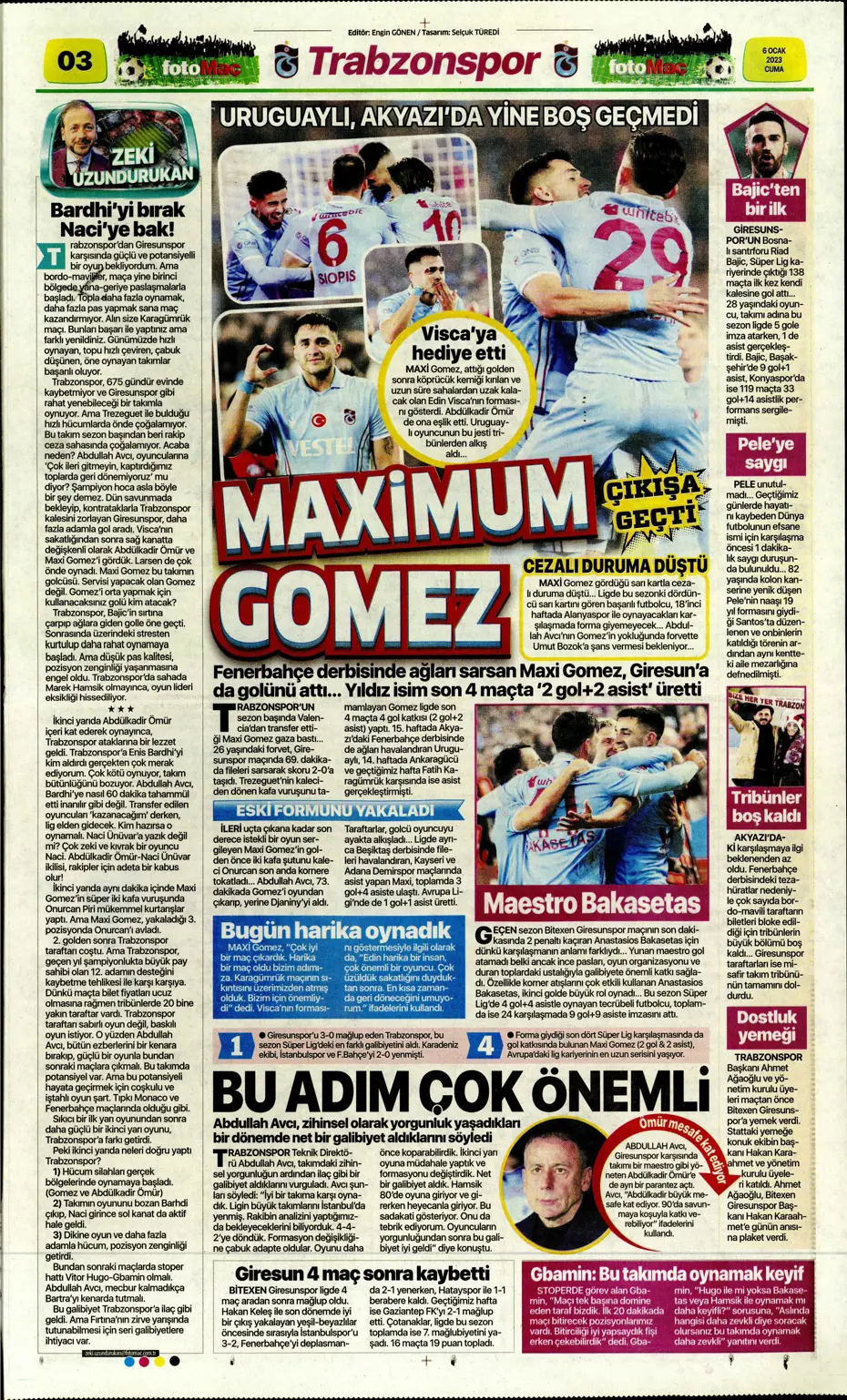 Sporun Manşetleri (6 Ocak 2023) - 9