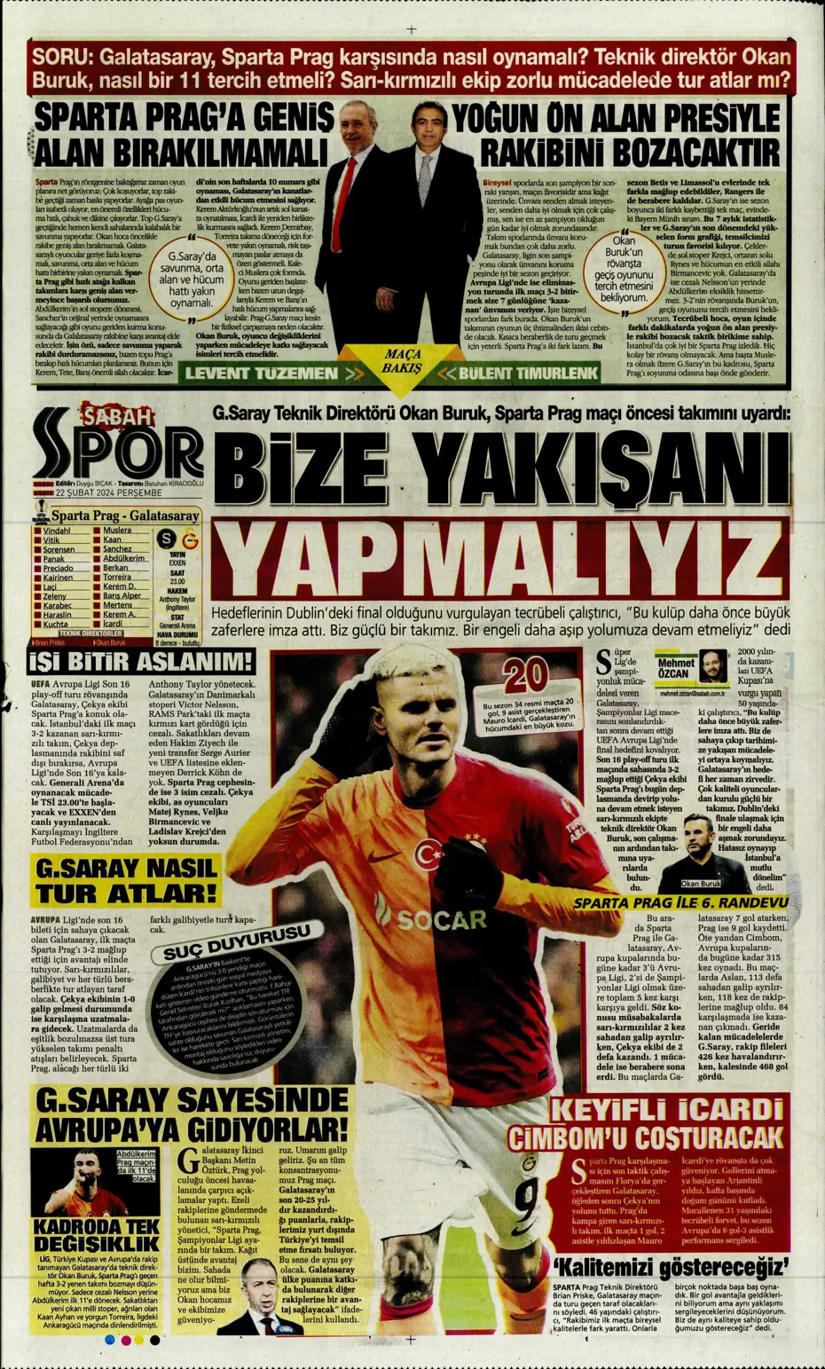 "Fenerbahçe Alex'in peşinde" | Sporun manşetleri (22 Şubat 2024) - 26 "Fenerbahçe Alex'in peşinde" | Sporun manşetleri (22 Şubat 2024) - 26