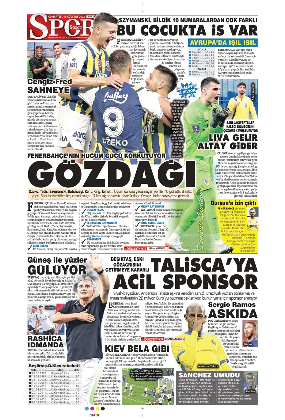 "Ramos'ta büyük kapışma" | Sporun Manşetleri (19 Ağustos 2023) - 30