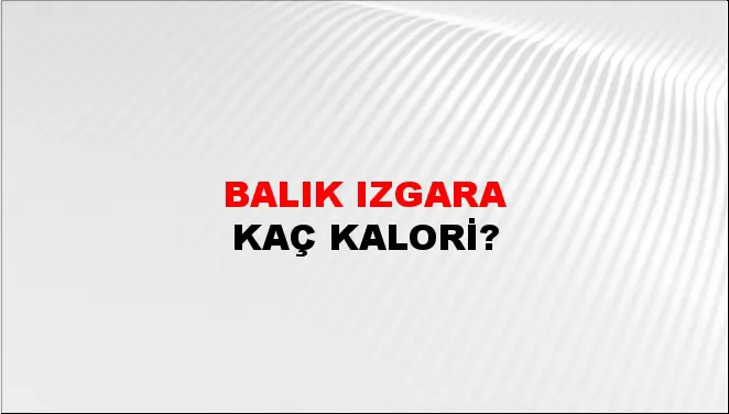 Balık Izgara Balık Izgara