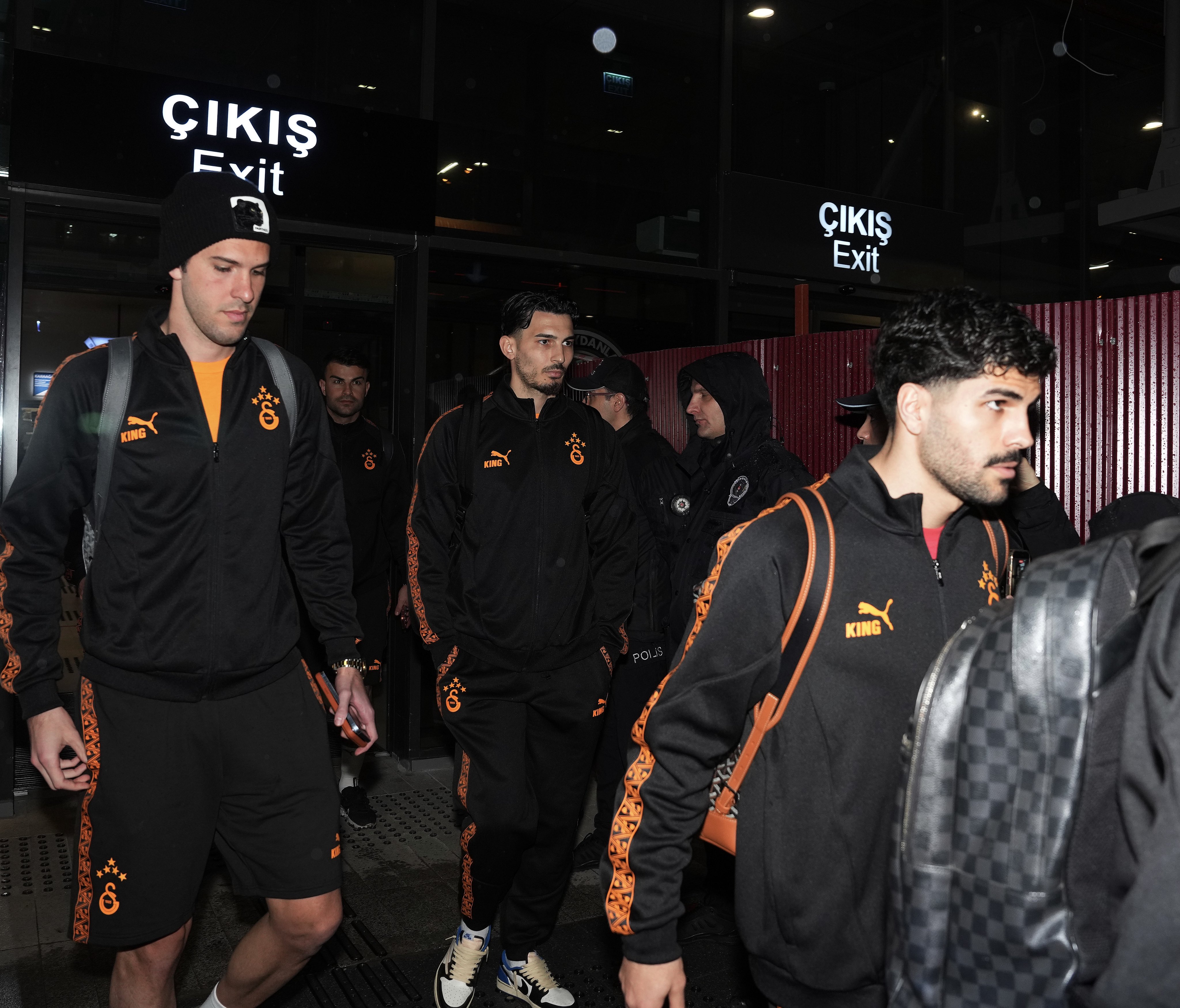 Galatasaray kafilesi, Trabzon'da