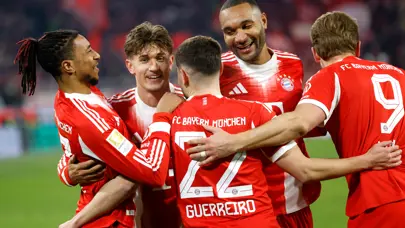 Bayern Münih'ten Wolfsburg'a 8 gollü tarife