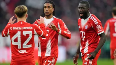 Bayern Münih'ten geri dönüş: 8 gollü maçta Olise yıldızlaştı