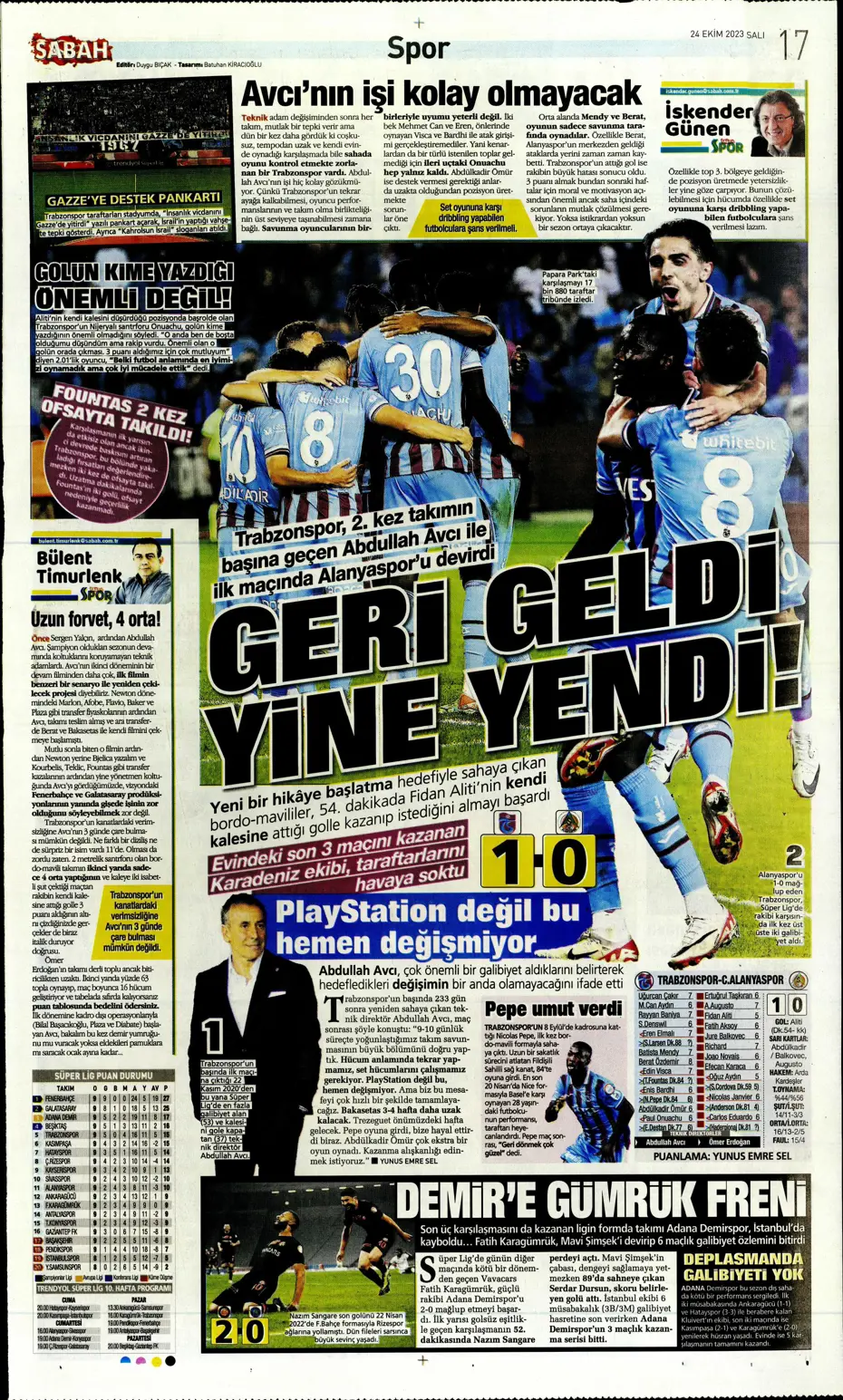 "Yine destan gecesi olsun" | Sporun Manşetleri - 29