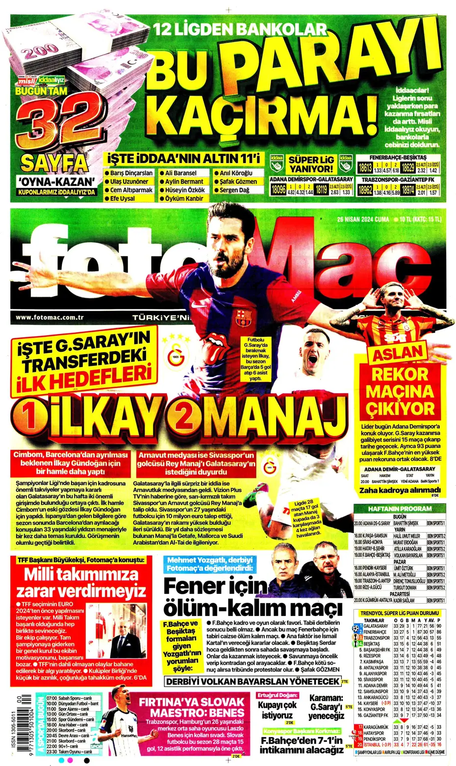 "Osayi Samuel'e 12 milyon euro" | Sporun manşetleri - 12