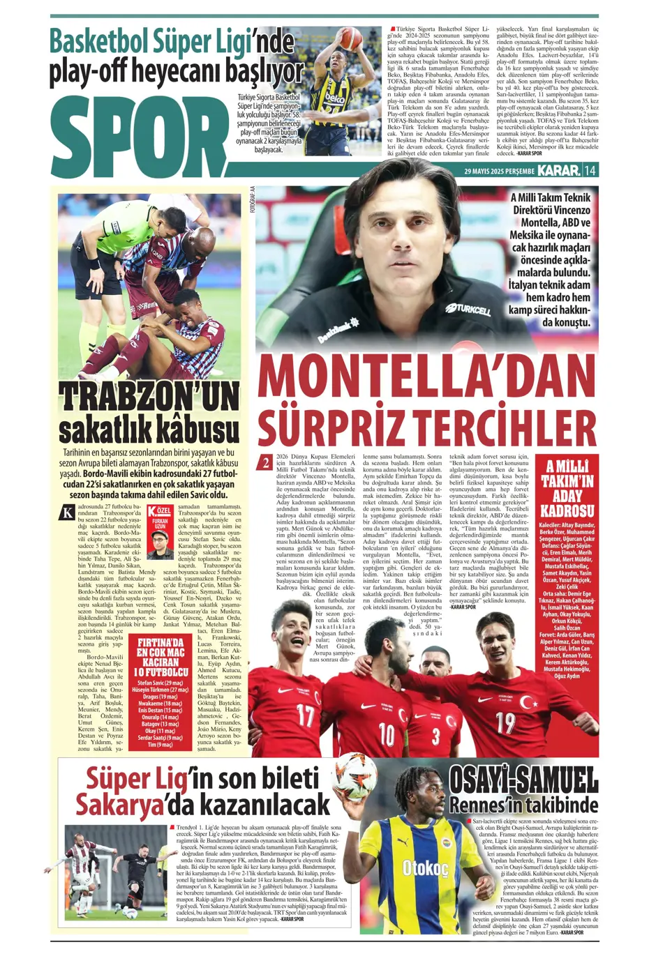 "Osimhen'in karar anı" | Sporun manşetleri - 16