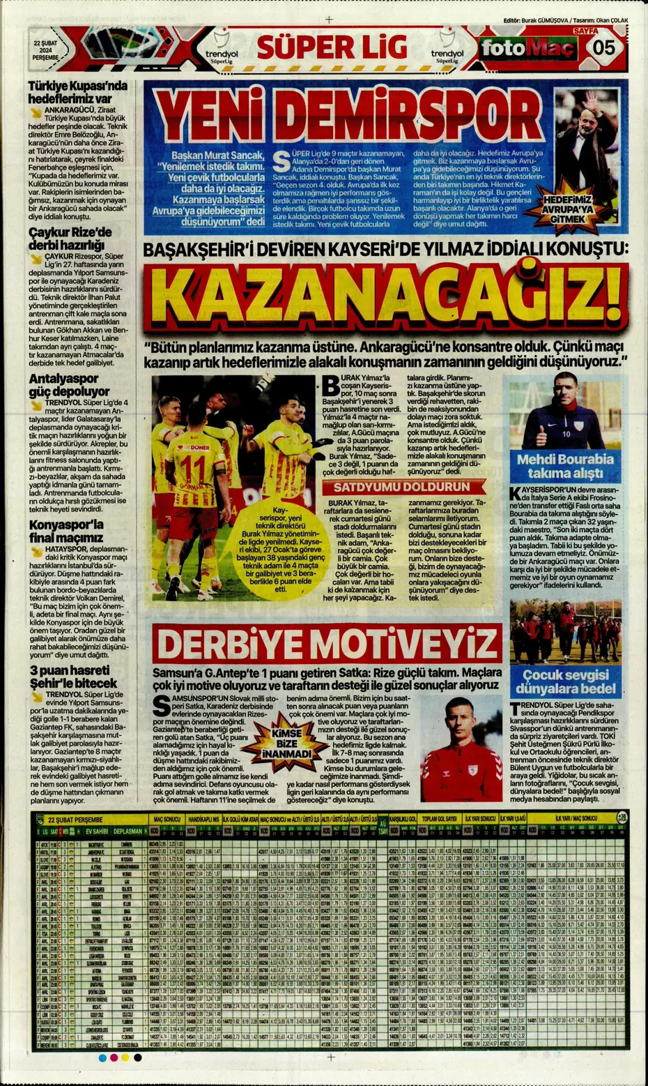 "Fenerbahçe Alex'in peşinde" | Sporun manşetleri (22 Şubat 2024) - 14 "Fenerbahçe Alex'in peşinde" | Sporun manşetleri (22 Şubat 2024) - 14
