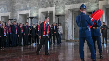 Galatasaray'dan Anıtkabir ziyareti
