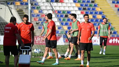 A Milli Futbol Takımı, Letonya maçının hazırlıklarını tamamladı