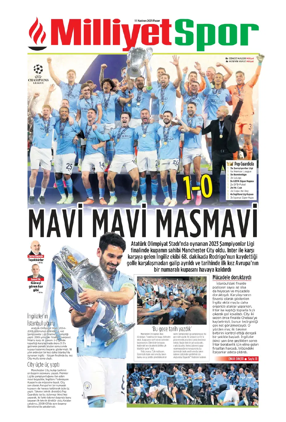 "F.Bahçe'ye veda etti" | Sporun manşetleri (11 Haziran 2023) - 13