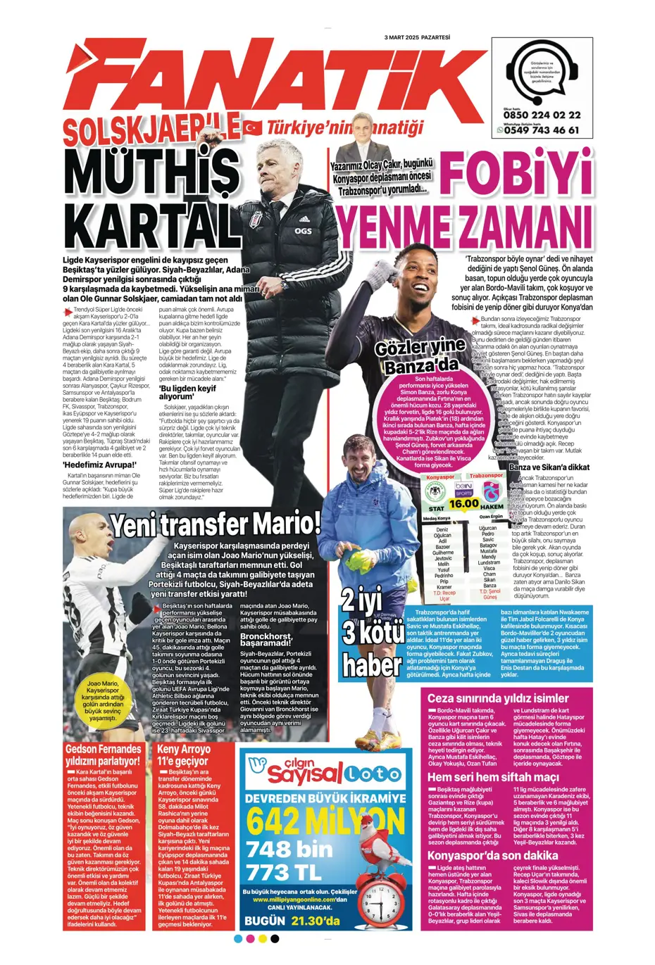 "Zirvede fark 4" | Sporun manşetleri - 11