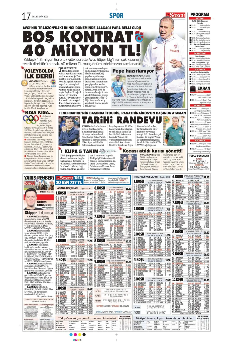 "Türk duvarı Abdülkerim Bardakcı" | Sporun manşetleri (17 Ekim 2023) - 31 "Türk duvarı Abdülkerim Bardakcı" | Sporun manşetleri (17 Ekim 2023) - 31