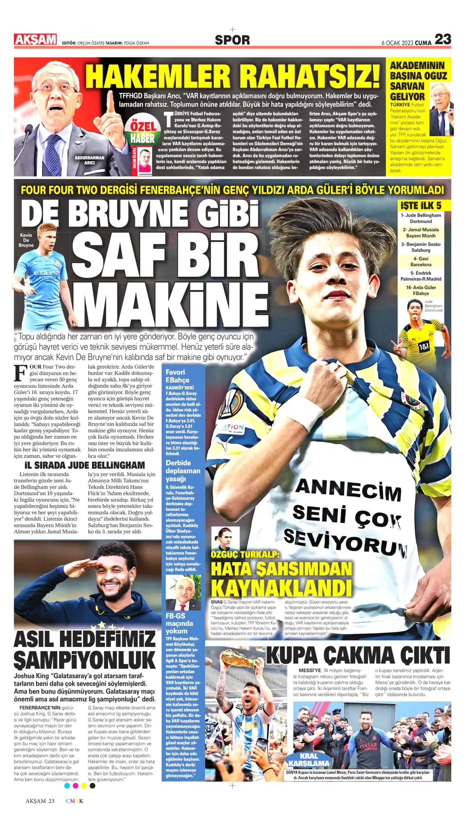 Sporun Manşetleri (6 Ocak 2023) - 4