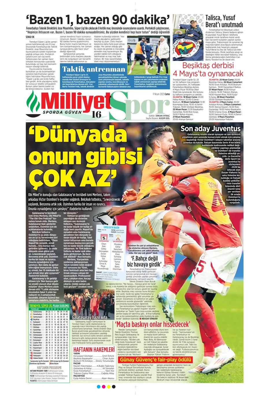 "Real Madrid'den Mourinho hamlesi" | Sporun manşetleri - 21