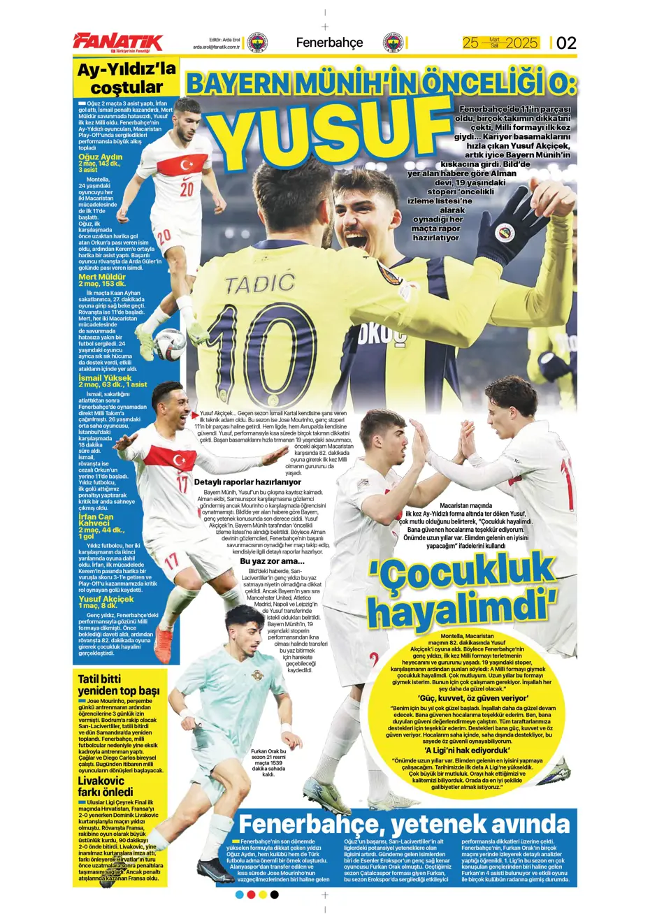 "Galatasaray'dan Osimhen'e çılgın teklif" | Sporun manşetleri - 2 "Galatasaray'dan Osimhen'e çılgın teklif" | Sporun manşetleri - 2