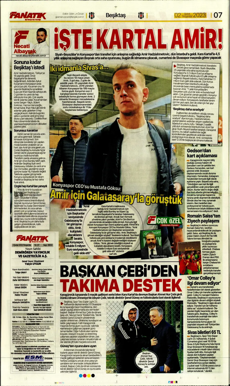Sporun Manşetleri (2 Şubat 2023) - 13