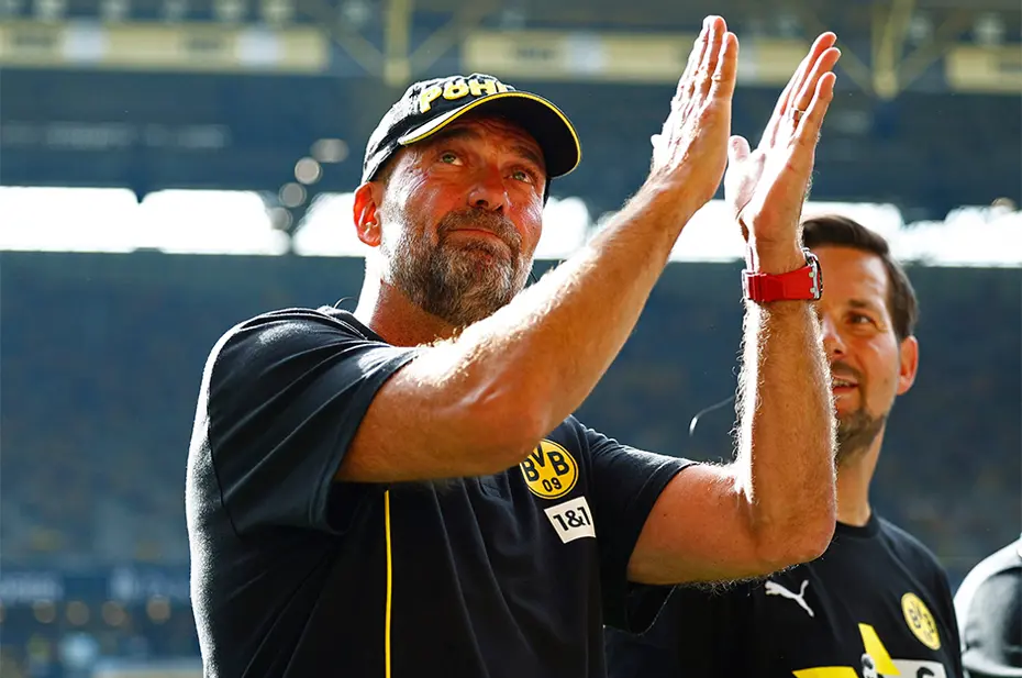 Jübile maçında takımın başına geçti: Jürgen Klopp yeniden Borussia Dortmund'da - 5