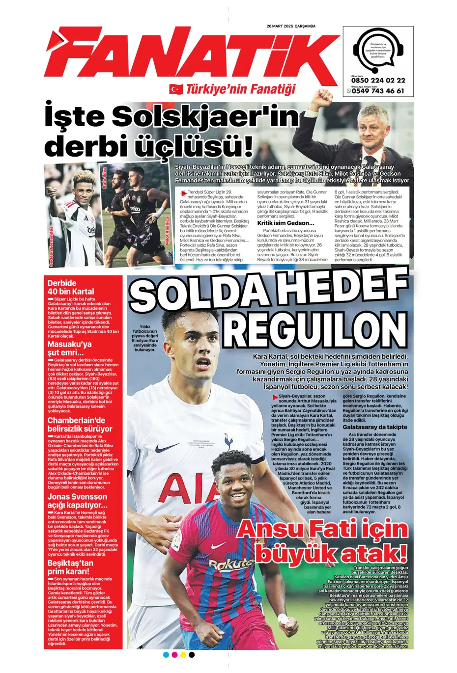 "Kaleye Alisson, orta sahaya İlkay" | Sporun manşetleri - 8