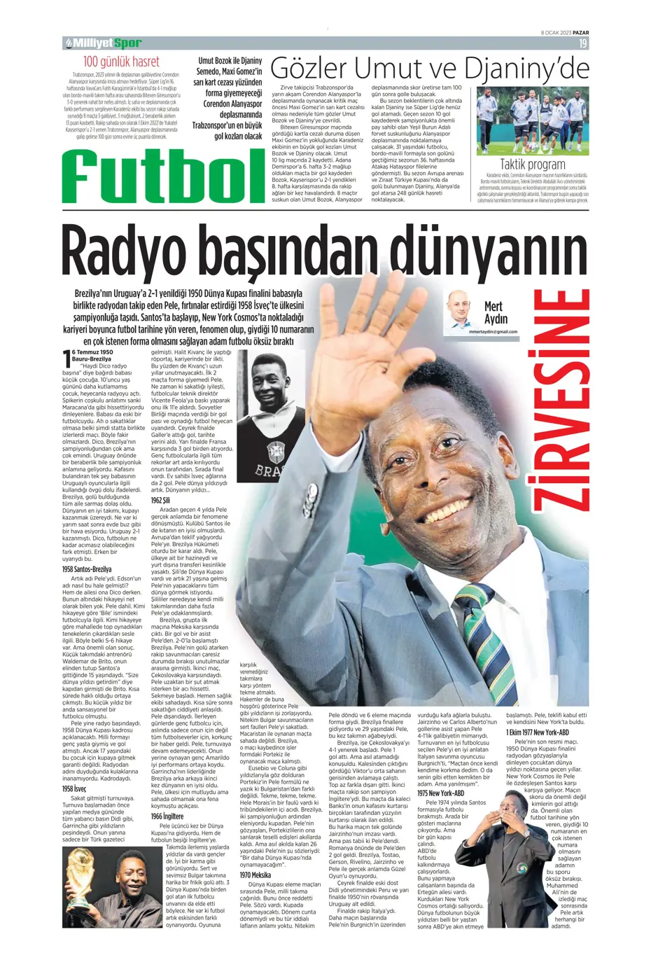 Sporun Manşetleri (8 Ocak 2023) - 27