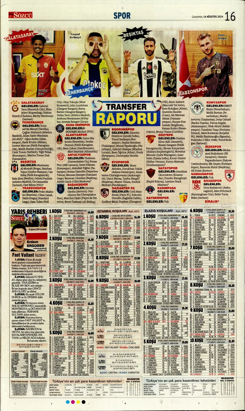 "Yüzde bin şanssızlık" | Sporun manşetleri - 26