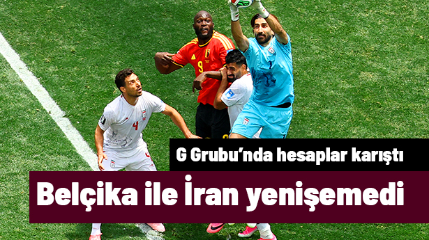 2026 Dünya Kupası: Belçika, İran ile 0-0 berabere kaldı, 10 kişi kaldı