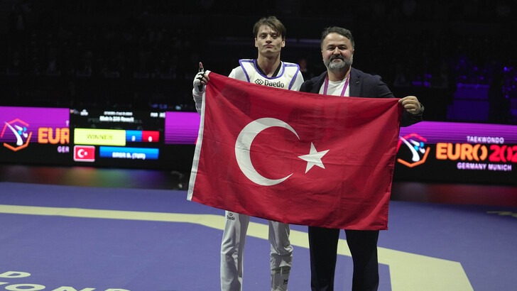 2026 Avrupa Tekvando Şampiyonası'nda milli sporcu Berkay Erer altın madalya kazandı