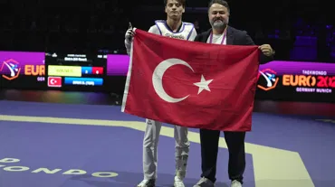 2026 Avrupa Tekvando Şampiyonası'nda milli sporcu Berkay Erer altın madalya kazandı