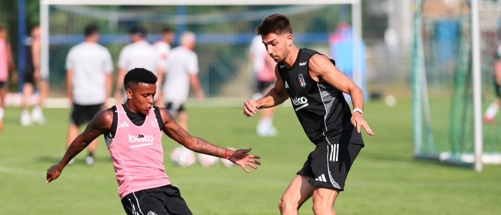 Beşiktaş günü çifte antrenmanla tamamladı