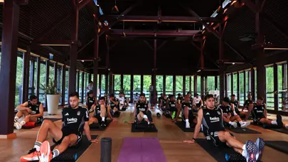 Beşiktaş, Avusturya kampındaki ilk idmanını salonda yaptı